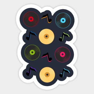 Record Print Sticker